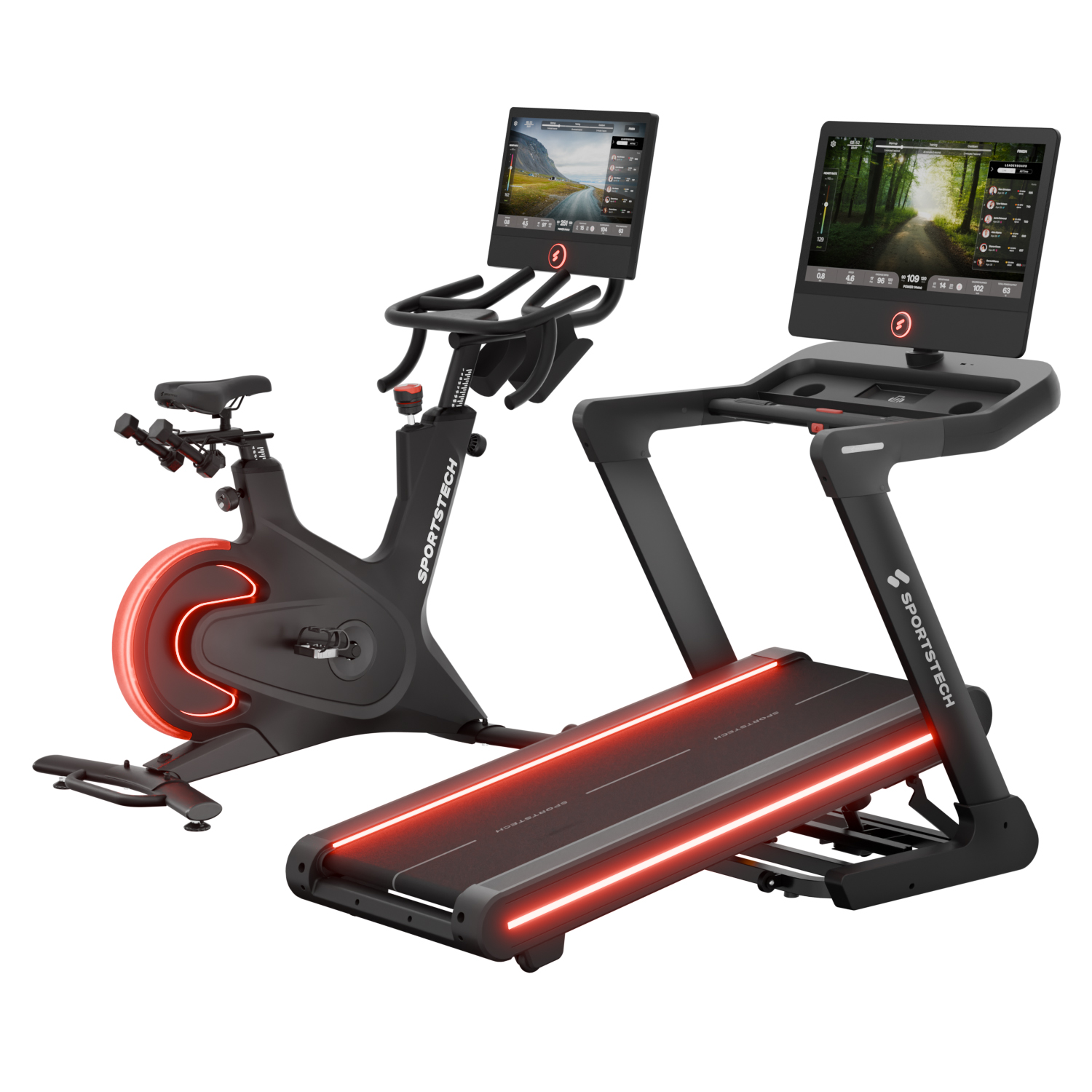 sBike Speedbike + sTreadPro Laufband