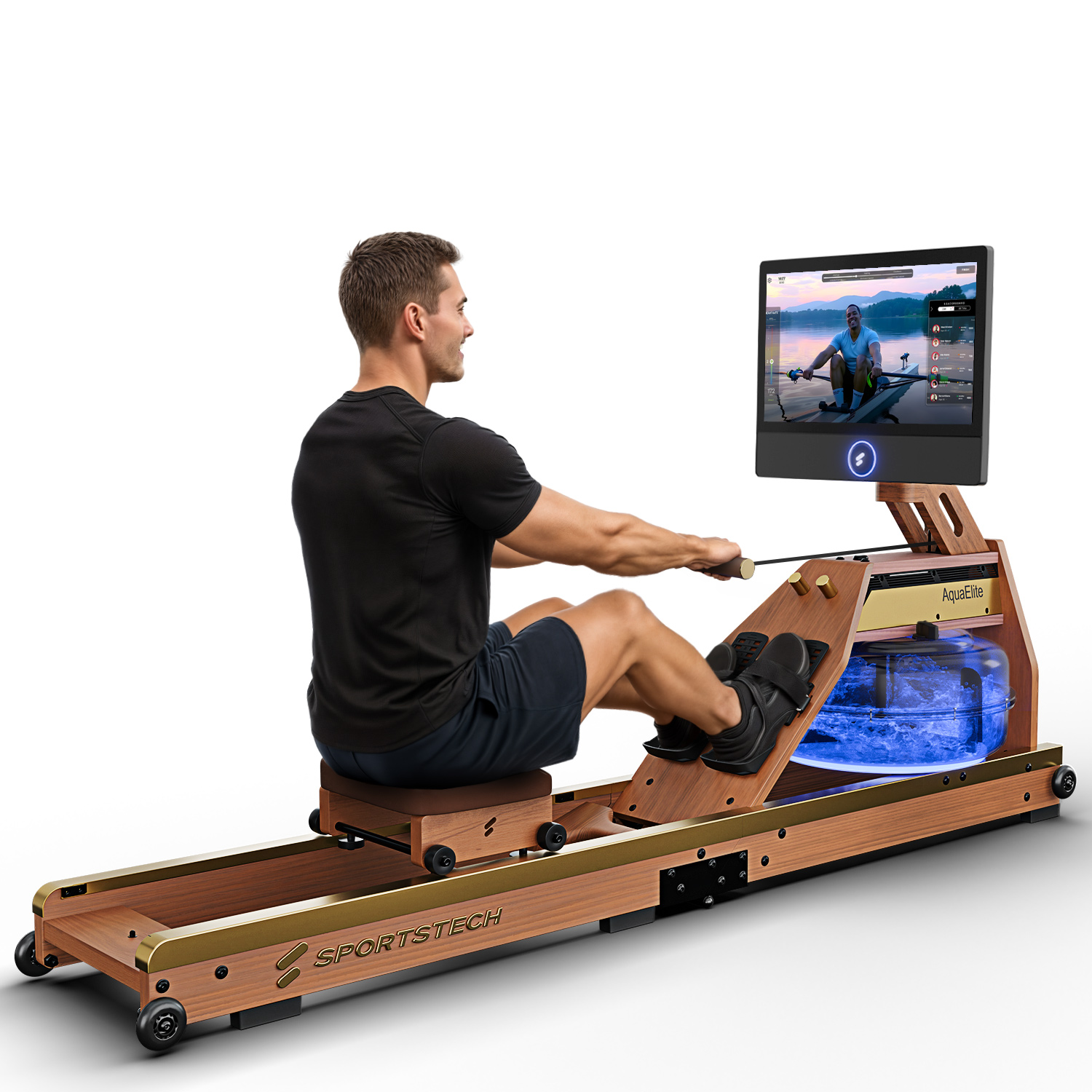 AquaElite Rudergerät dunkelbraun