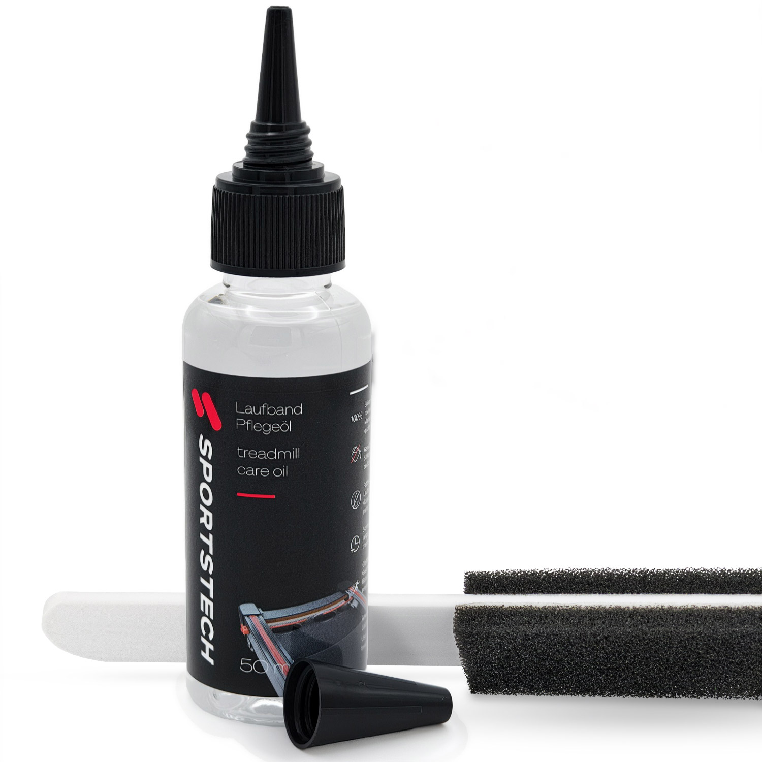 Sportstech 50 ml Silikonöl - Pflegeset für dein Laufband Sportstech 50 ml Silikonöl - Pflegeset für dein Laufband