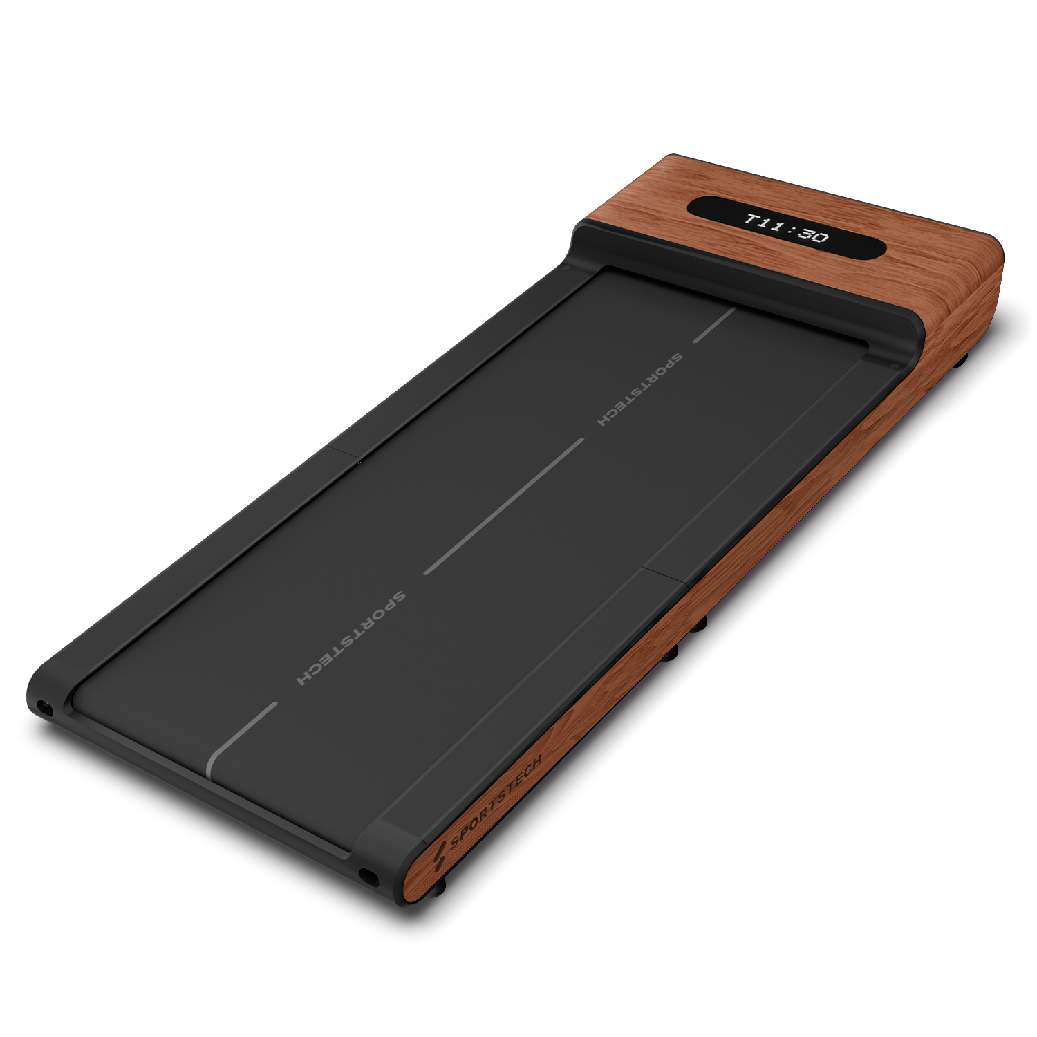 WoodPad Pro Laufband dunkelbraun