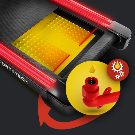 Icon Herzrhythmus mit Pulsgurt in schwarz-weiß