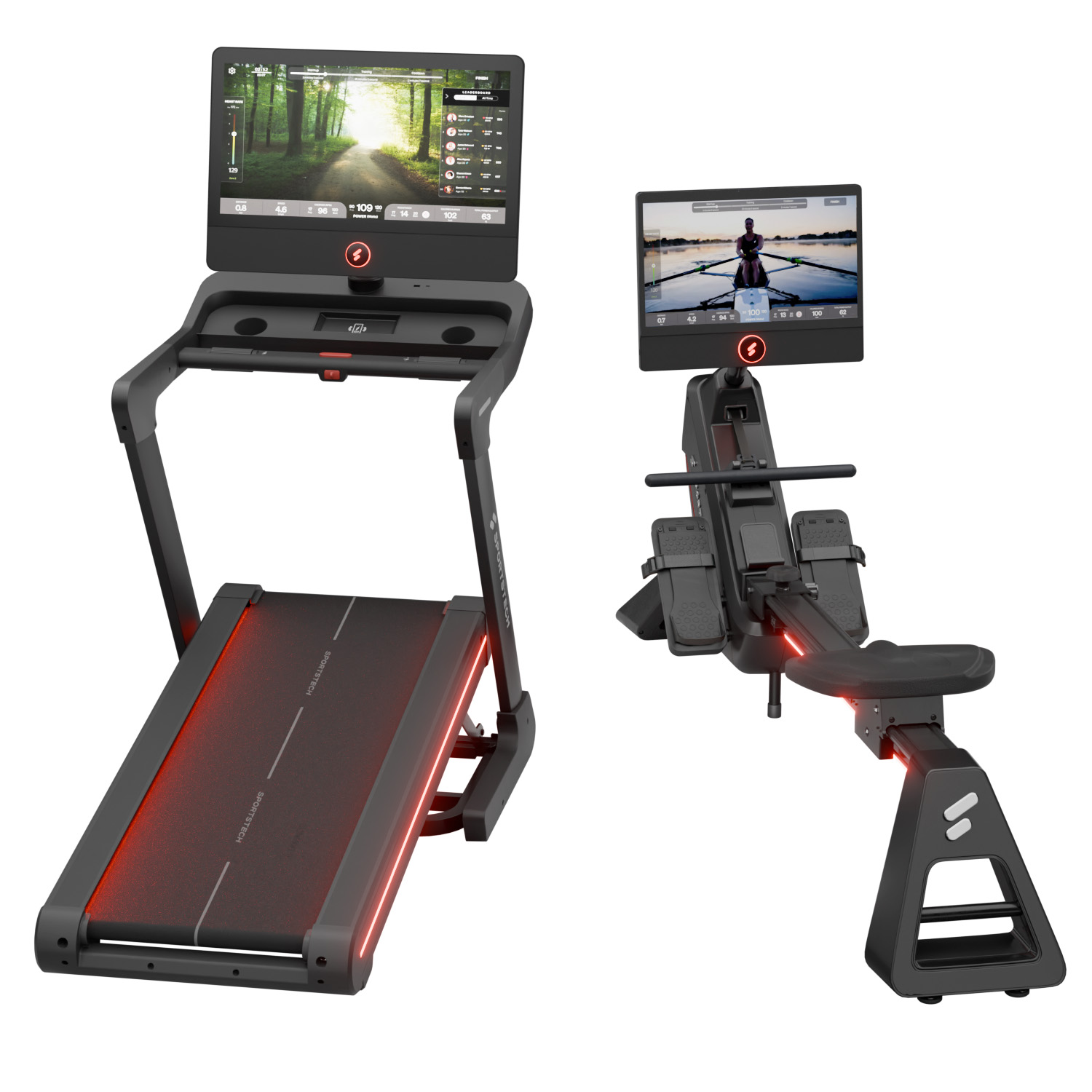 sRow Rudergerät + sTread Pro Laufband Bundle 