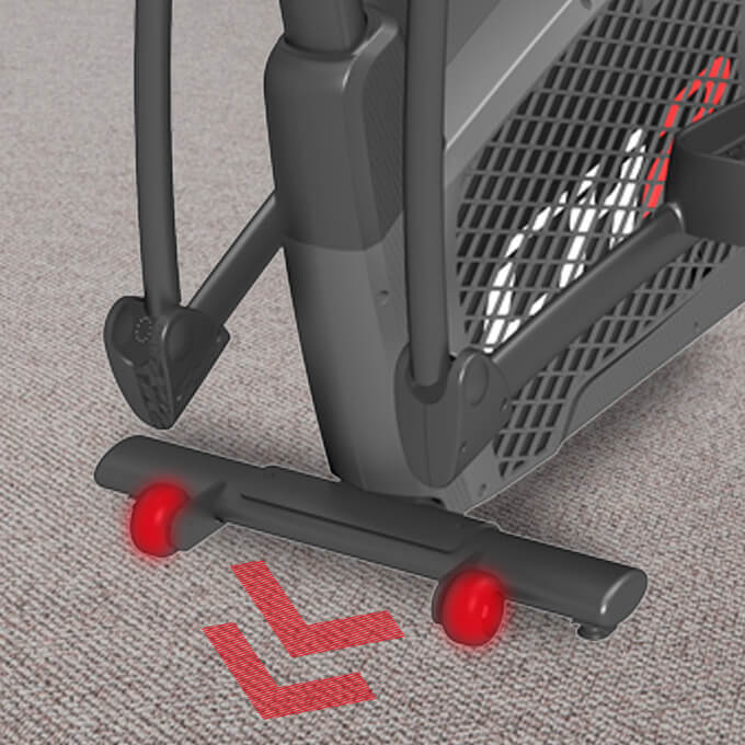 Crosstrainer CX2 mit Transportrollen cx2-crosstrainer-transportrollen