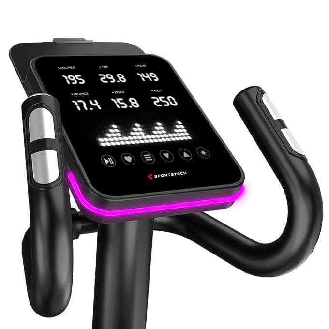 Rahmen Laufband F10 Sportstech Laufband ohne Lauffläche, Detailansicht Rahmen schwarzes Laufband F10